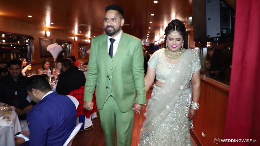 Jasveer & Srishty - Wedding Reception Party on Cruise in Paris