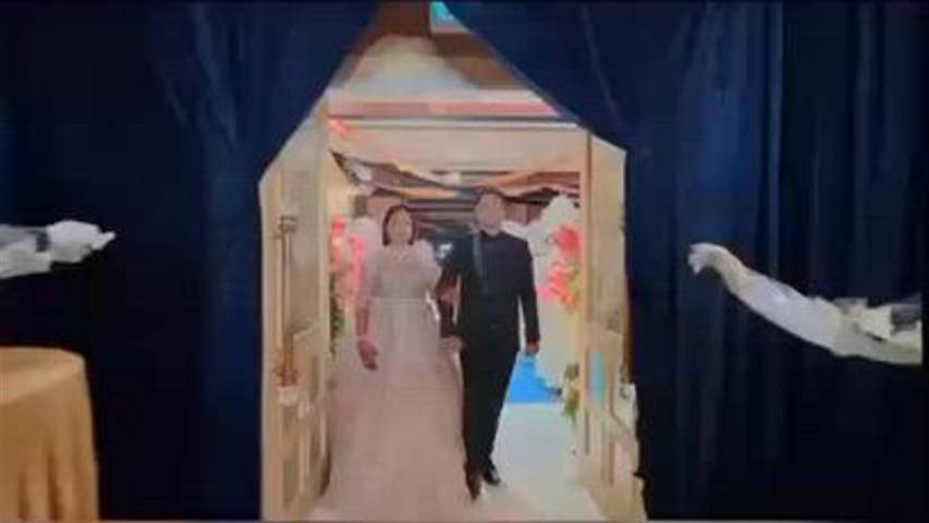 Bride groom entry