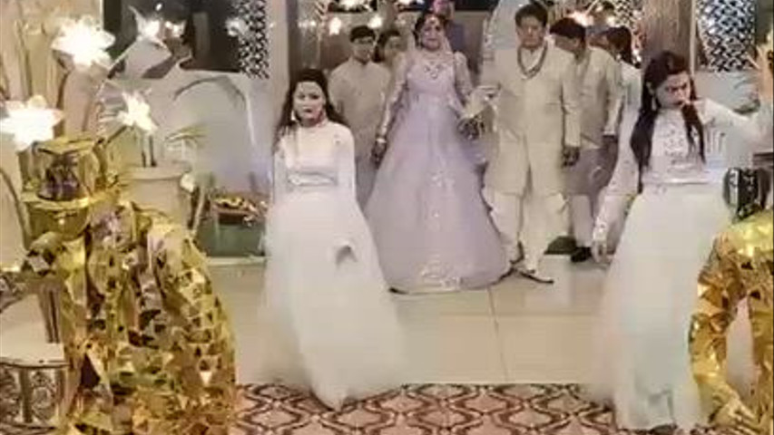 Bride groom entry