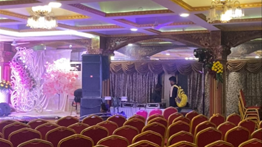 Seatings and stage decor