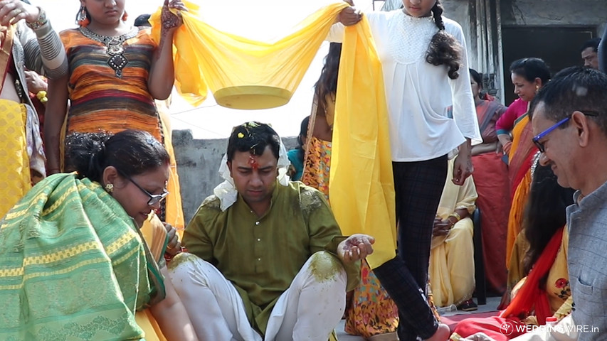 Golden Glow: The Haldi Ceremony Journey AG Creation, Ghaziabad