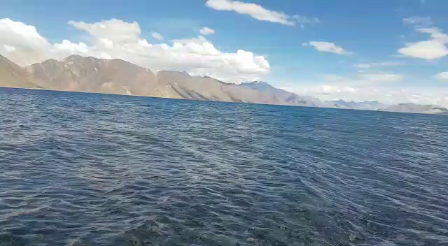 Pangong Lake in August 2018.