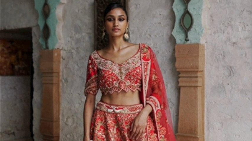 Red Bridal Lehengas