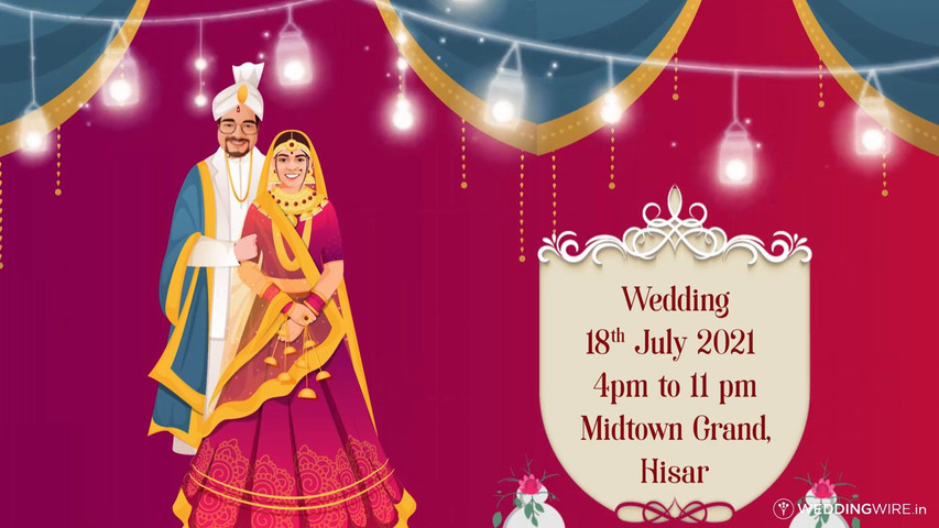 Custom Caricature Wedding