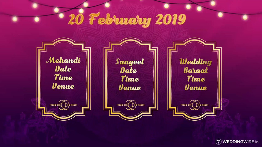 Grand Wedding Invite