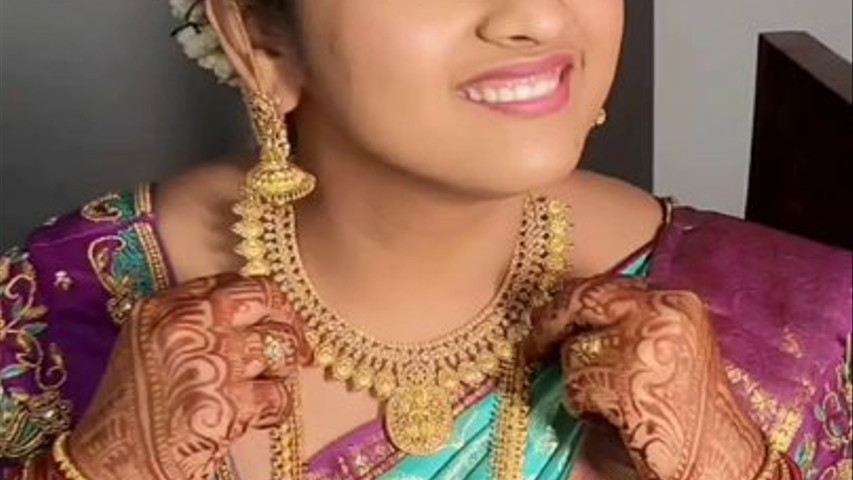 South Indian Bridal look