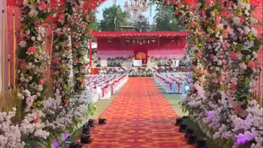 Entry path way 
