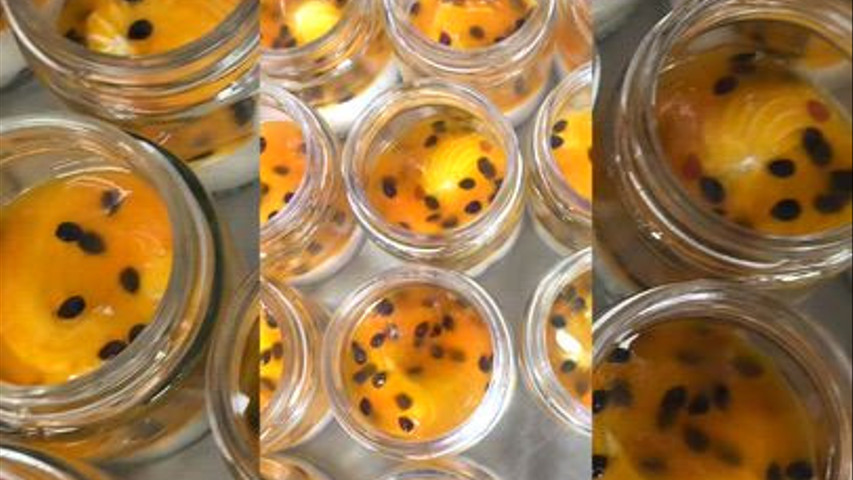 Passion Fruit Tiramisu Jar