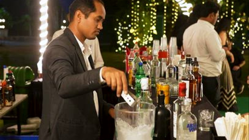 Buffet setup