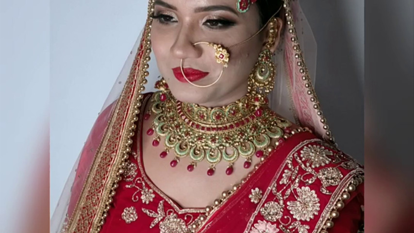 Bridal makeup by Priya