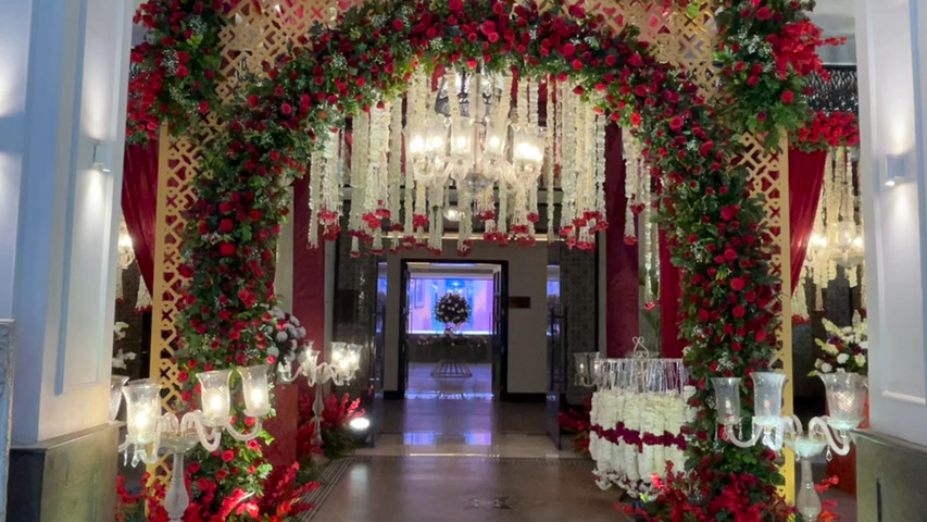 Wedding entrance 