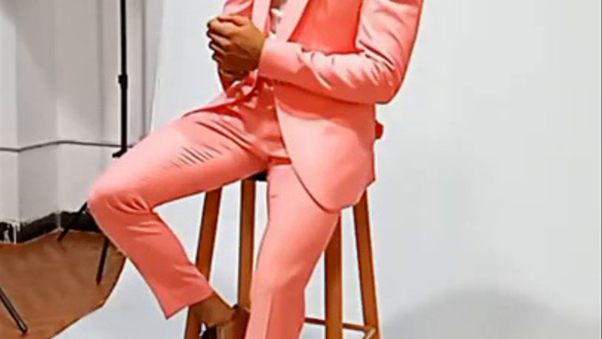 Pastel suit collection behind the scenes custom men clothing