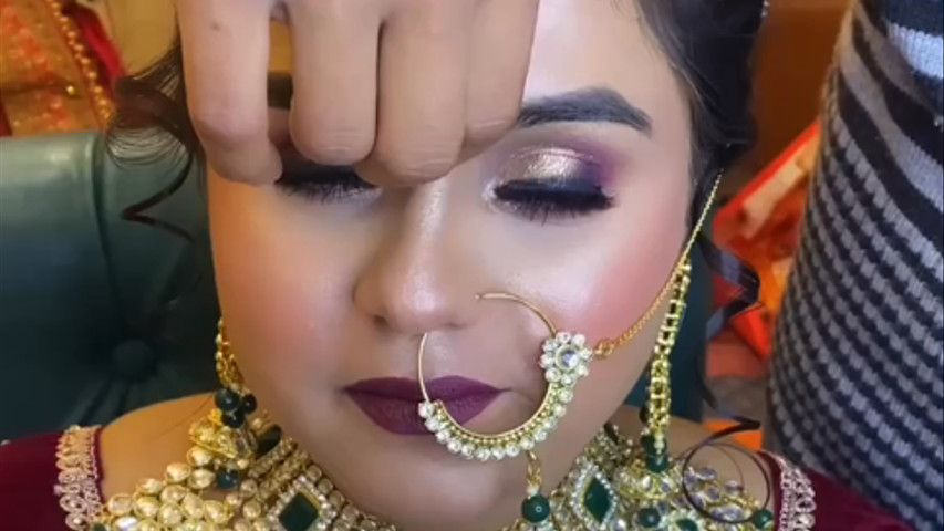 Real bride HD makeup