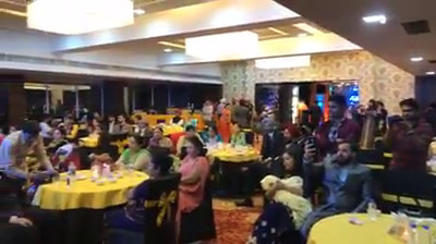 Sangeet & Cocktail party, Live reaction