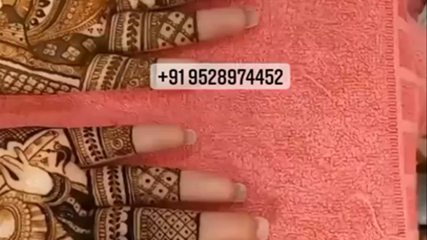 Mehndi Design Video by @srianshmehndiart | Sriansh Mehndi Art in Delhi | Latest Mehndi Designs 