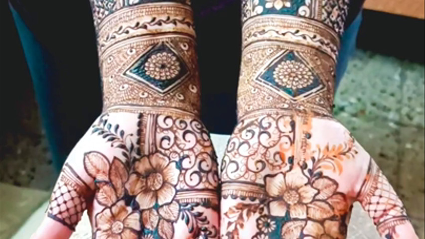 Reception henna design 🌿