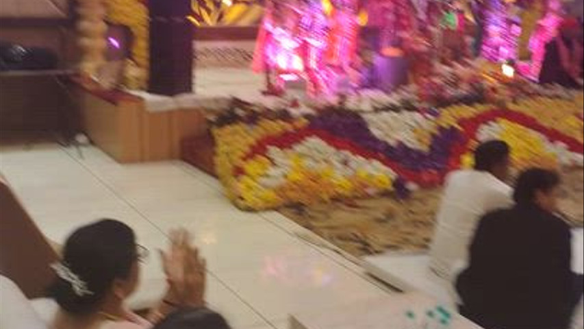 Ajj date 14 march 26 ko hamare yahan par mata ki chowki ka programme hua 