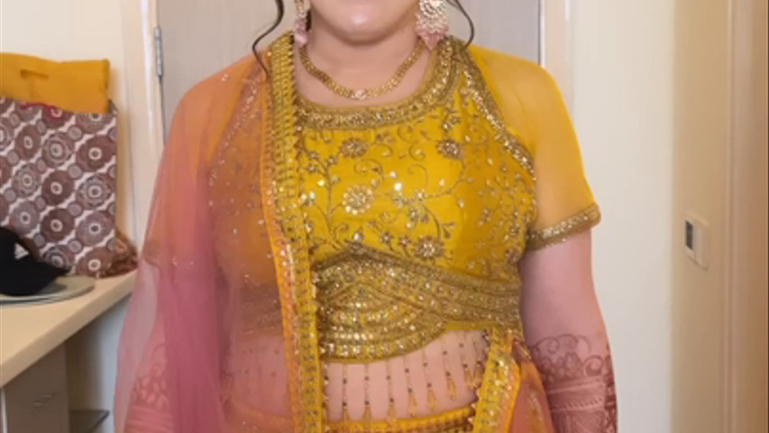 Haldi bride