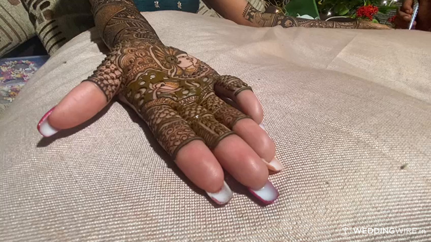 Bridal mehandi design