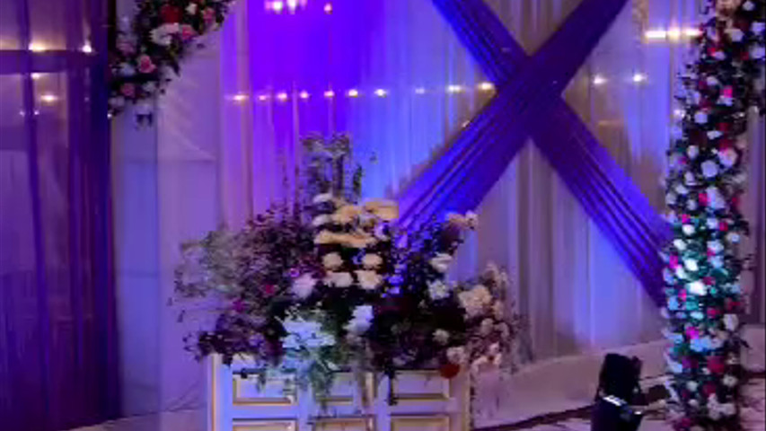 Wedding reception decoration 