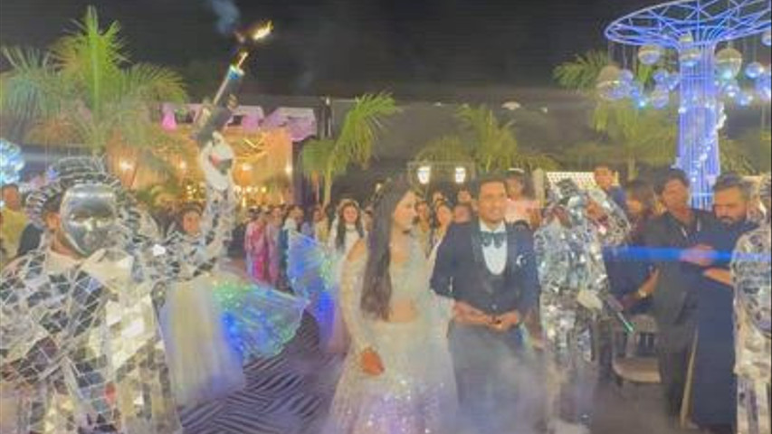 Grand sangeet entry