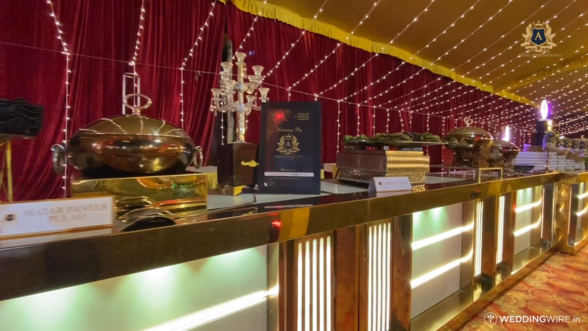 Red velvet theme premium decor