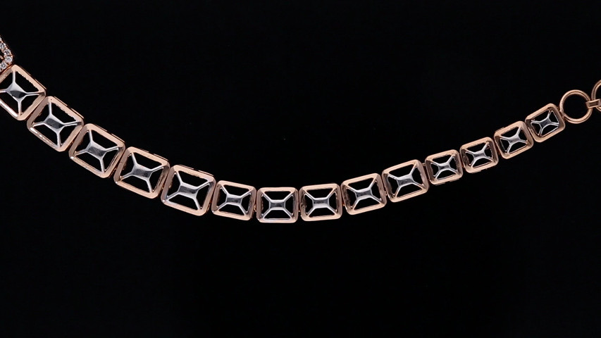 Baguette Diamond Necklace