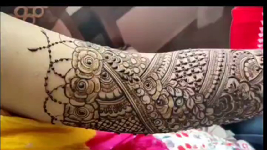 Bridal mehendi design