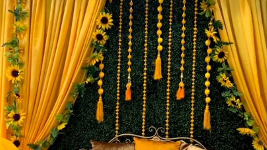 Haldi& Mehndi Set up 