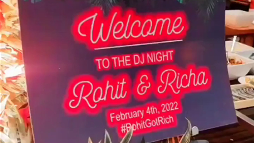 Richa & Rohit's Sangeet Setup