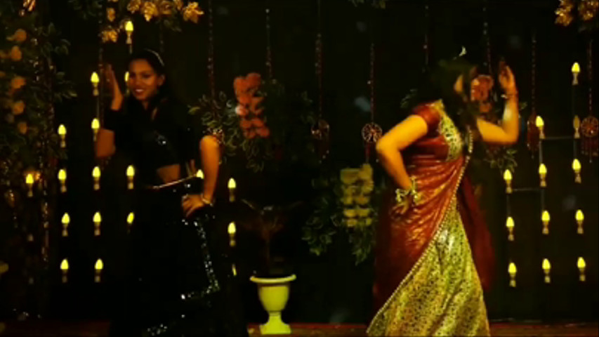 Couple dance performance 