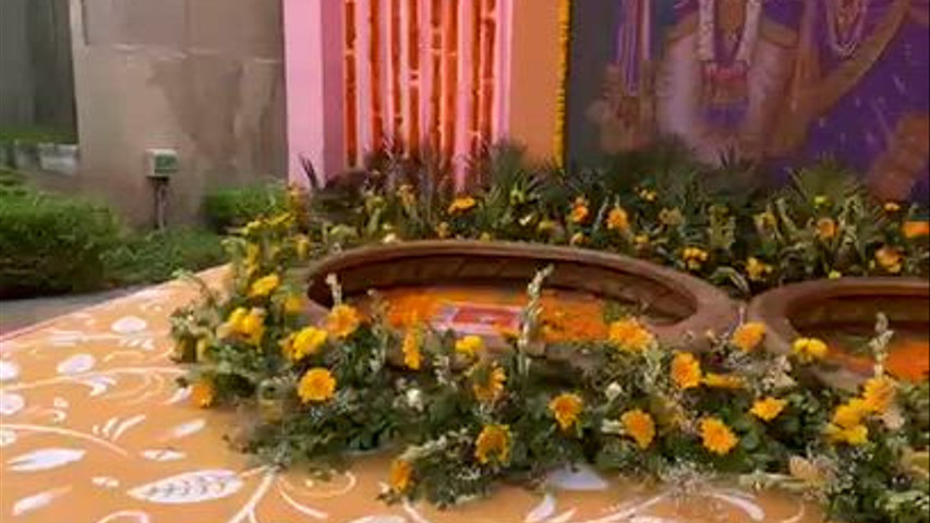 Haldi decor