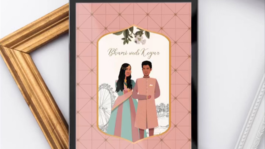 Bhumi & Keyur - Akanksha Negi Invitations