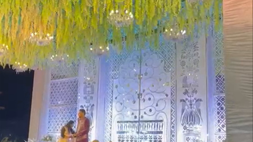 A Glimpse of Reception ceremony at Elegant Resort 