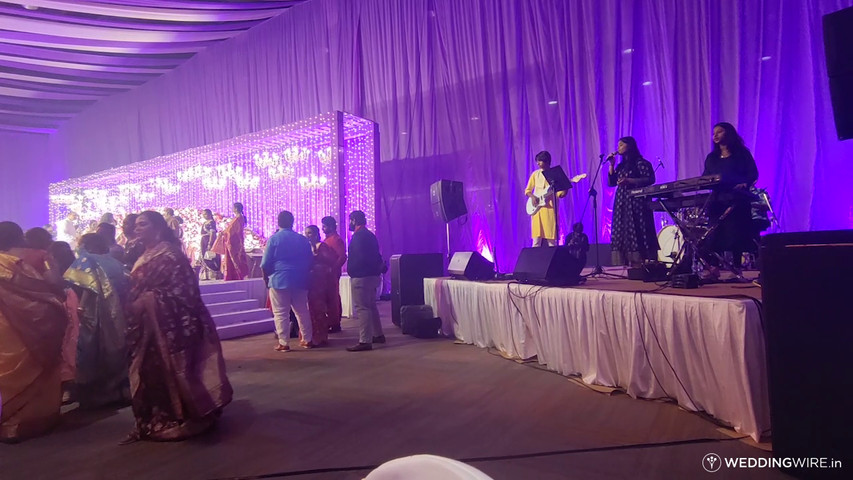 V4 band performing live in a Mehndi Function