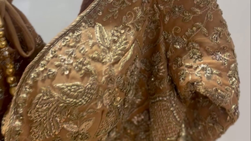 Bridal Golden Lehenga