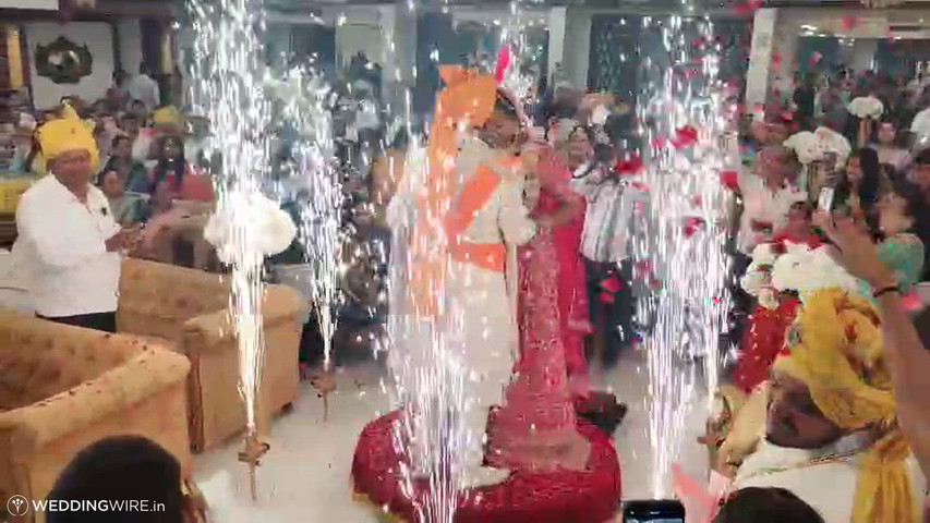 Rajwadi hall varmala