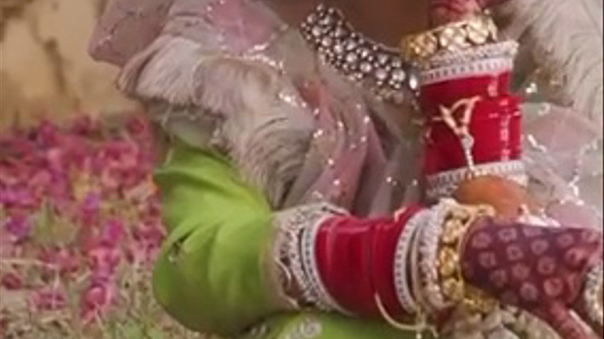 Punjabi traditional bride 