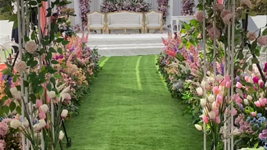 English garden themed wedding