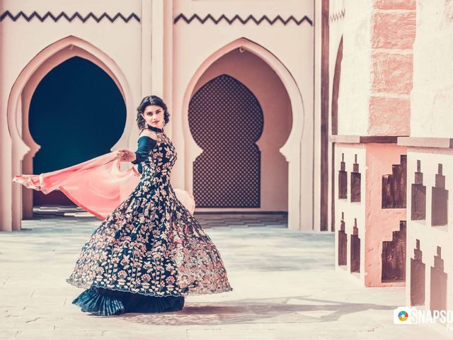 bridal lehenga with cancan