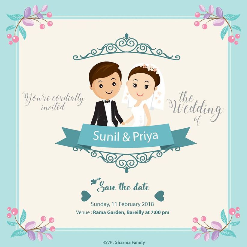 Wedding Card For Friends - Wedding Card