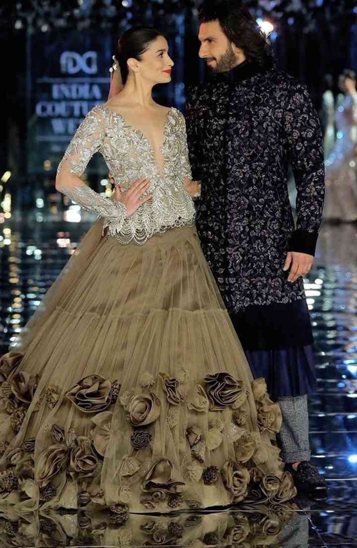 full flared bridal lehenga