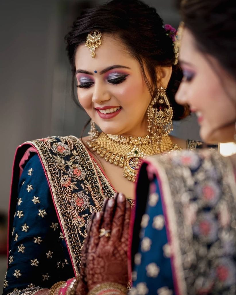 9 brides with striking indian wedding makeup looks that