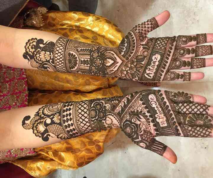 8 New Inspirations For Mehndi Design With Name