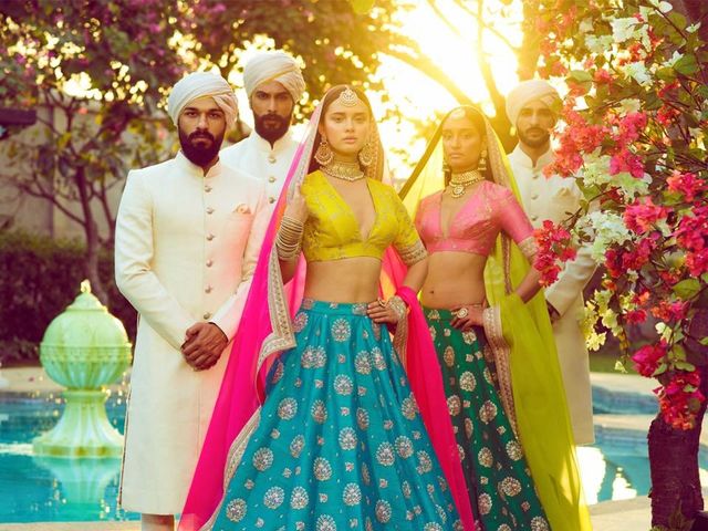 sabyasachi lehengas on rent price