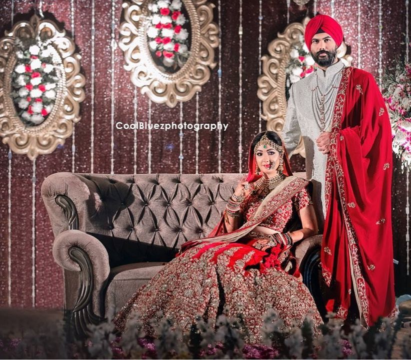 punjabi married couple dress