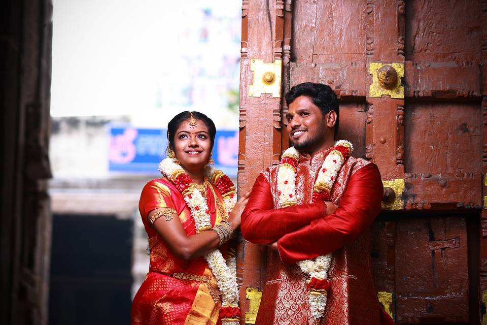 South Indian Temple Wedding Photography Tamilnadu | Focuz Studios™