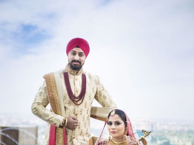 Sahiba and Gurjot&apos;s wedding in Gurgaon, Delhi NCR 36