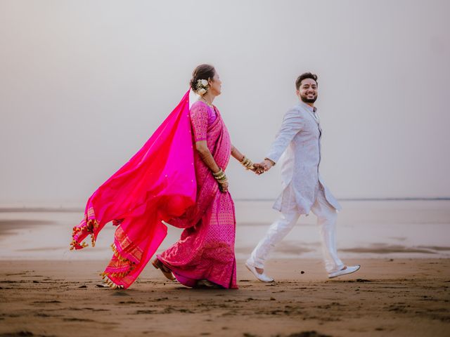 Jahnabi and Himanshu's wedding in Mumbai, Maharashtra 26