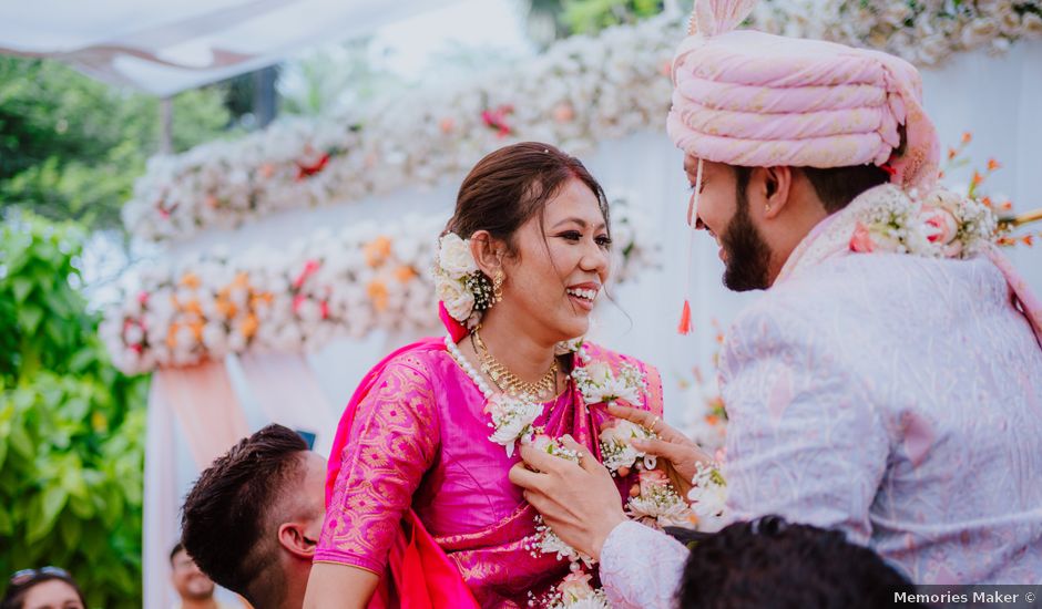 Jahnabi and Himanshu's wedding in Mumbai, Maharashtra